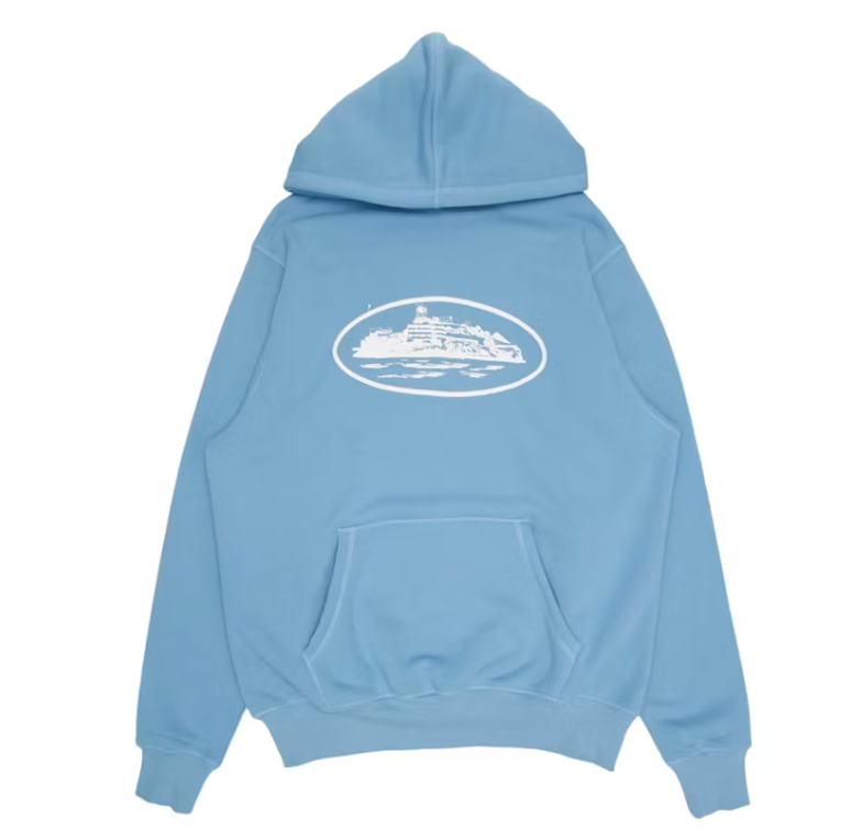 Corteiz hoodie alcatraz Baby Blue