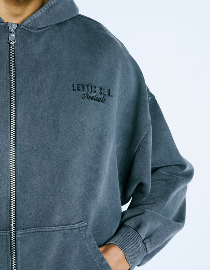 Neutrals Zip Hoodie - Grey