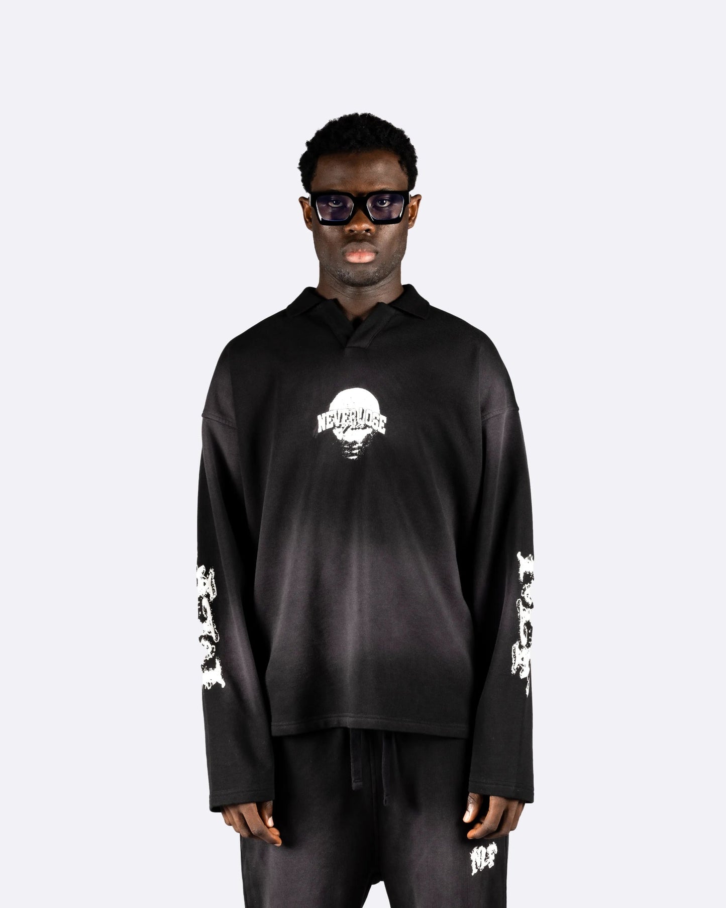 "LIGHT OF DUSK" POLO-LONGSLEEVE