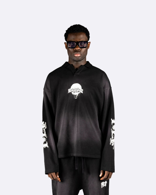 "LIGHT OF DUSK" POLO-LONGSLEEVE